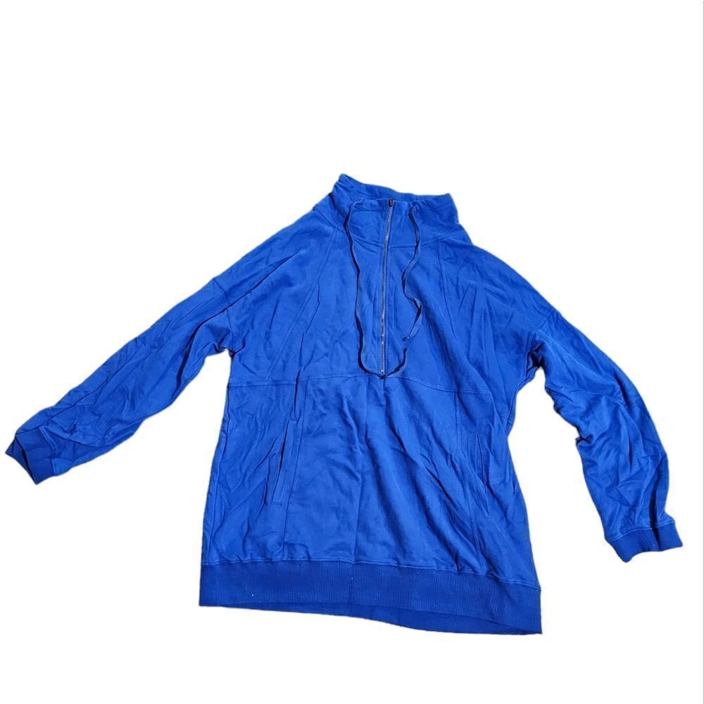 Unisex Adult Mock Turtleneck 1/4 Zip Sweatshirt 2XL‎